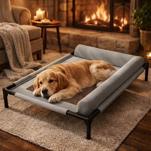 Raised mesh cooling - mesh, dog