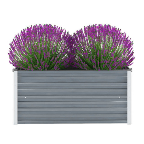 Raised garden bed grey - raised,