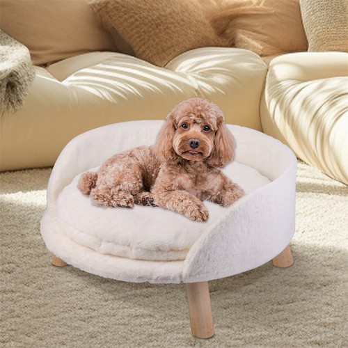 Round pet sofa bed - round, soft