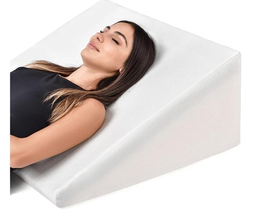 Bed wedge pillow cooling - bed,