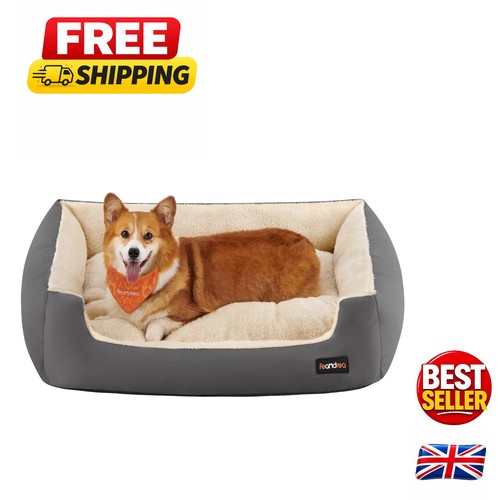 Stylish dog bed with raised - bed,