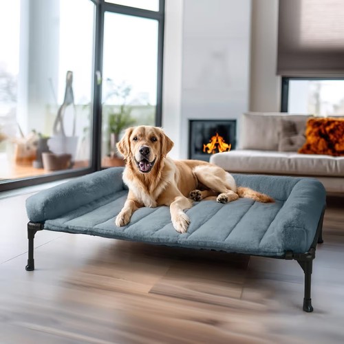 Veehoo elevated dog bed with - elevated,