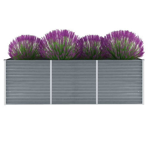 Raised garden bed - garden, grey
