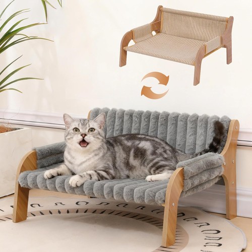Niceme elevated wooden cat - niceme,