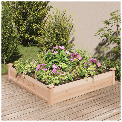 Raised garden bed 120x120x25cm - garden,