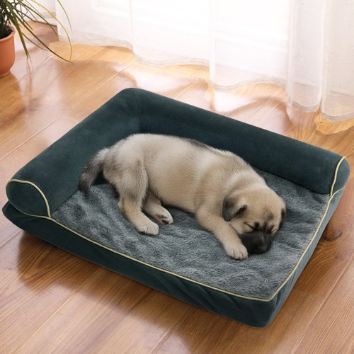 Raised edge dog sofa bed - raised,
