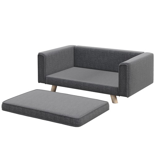 Elevated dog sofa bed with - sofa,