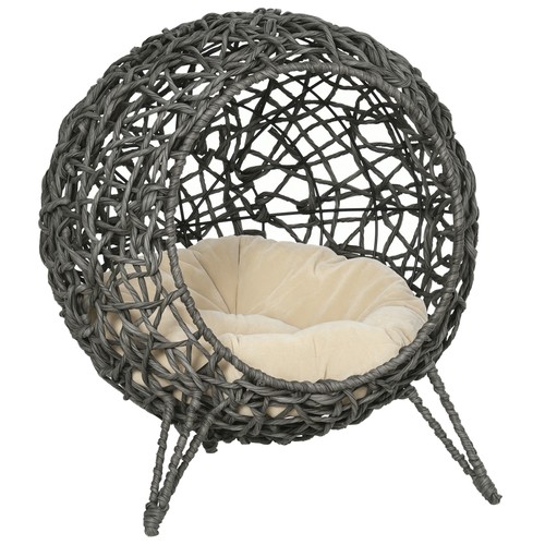 Pawhut rattan elevated - rattan,